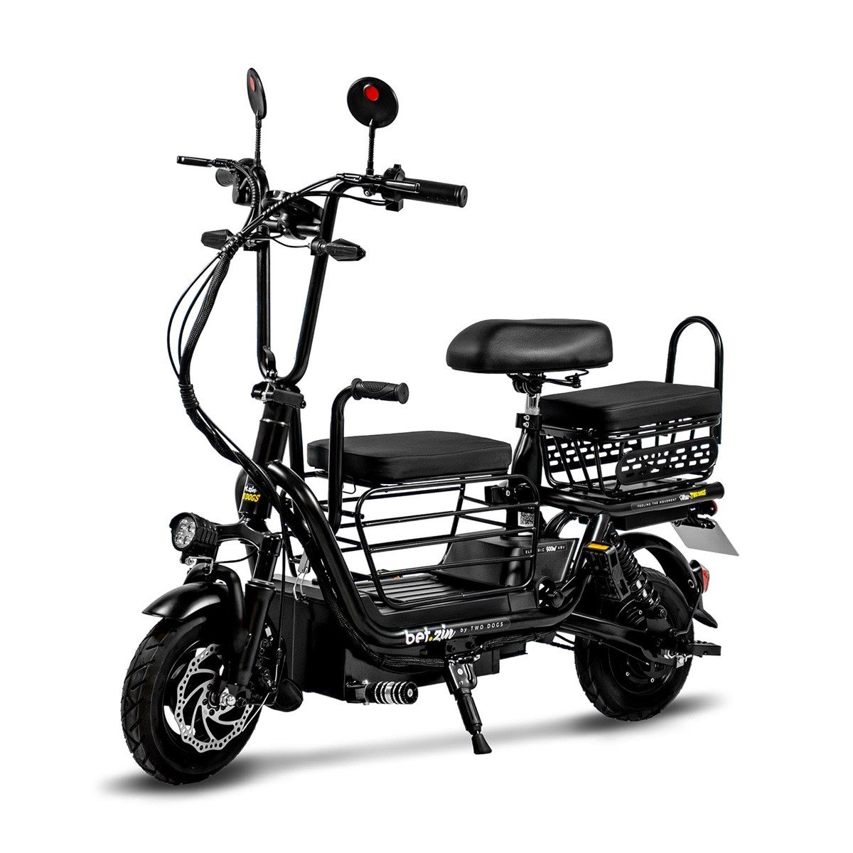 Bicicleta Elétrica Bet.Zin 500W 48V Two Dogs Pistão Shop