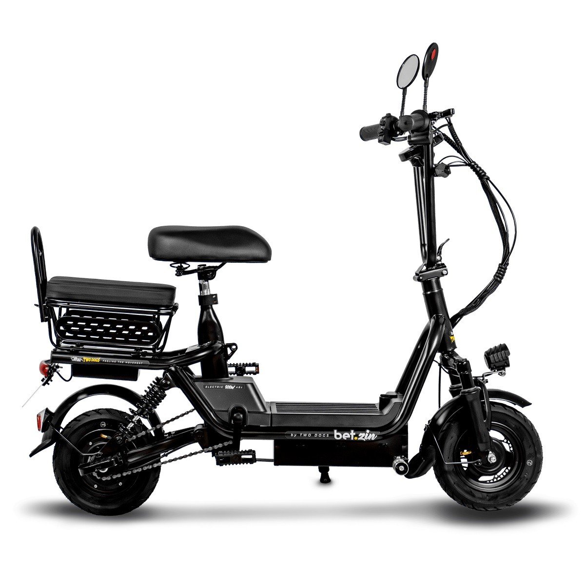 Bicicleta El&eacute;trica Bet.Zin 500W 48V Two Dogs Pist&atilde;o Shop