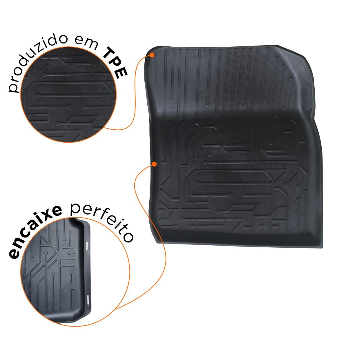 Jogo Tapete Bandeja T-Cross 2019 Em Diante Grid 5 Peças Pistão Shop